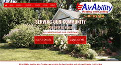 Desktop Screenshot of airabilityhvac.com